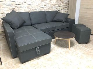 Sofá Cama Chaise Longue Stacy – Grande y con Almacenamiento