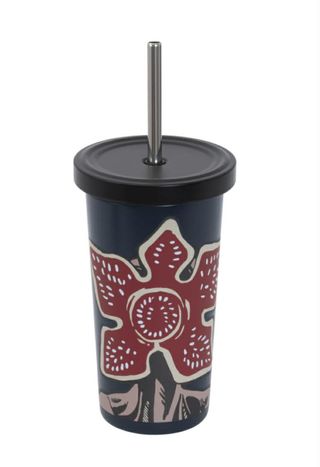 Stranger Things Bicchiere con Cannuccia