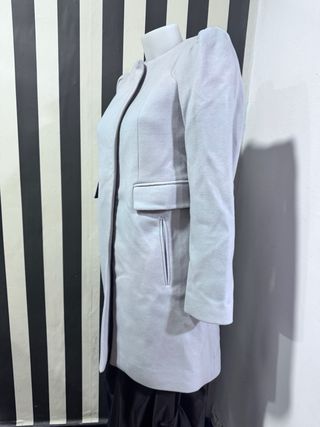 Abrigo Zara Gris Talla M