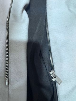 Abrigo Zara Gris Talla M