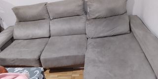 Sofá Chaiselongue Gris