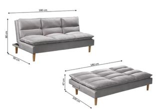 Sofá Cama ClicClac Comfort Elegante - Montaje Fácil