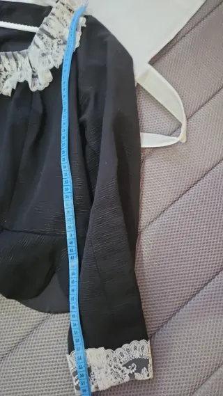 Corpiño Fallera Negro y Blanco