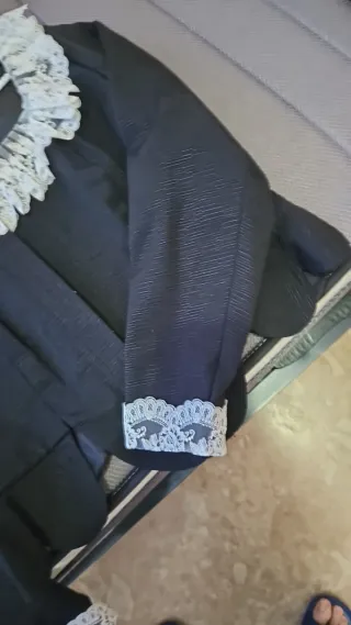 Corpiño Fallera Negro y Blanco