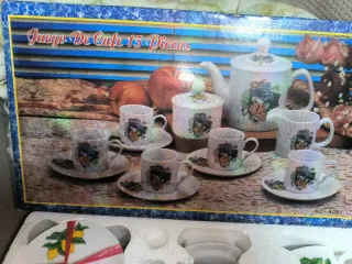 Juego de café 15 piezas nuevo