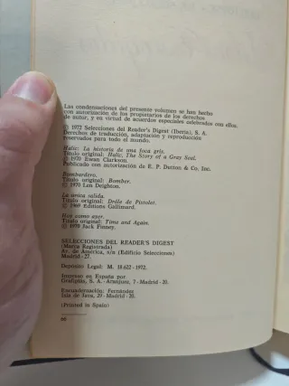 Reader's Digest 1972 (4 novelas) símil piel