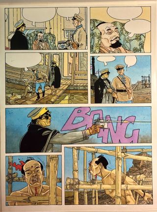 Tavola originale Martin Mystere a colori