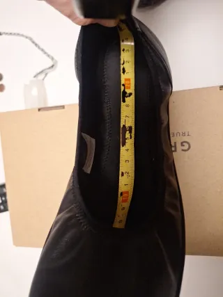 Bailarinas barefoot Groundies negras de piel