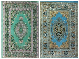 2 Alfombras Decorativas para Casa de Muñecas