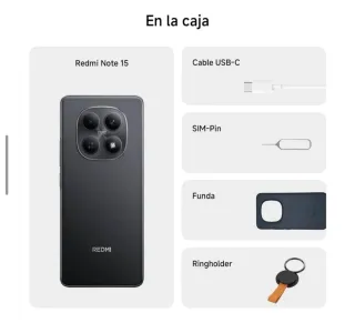 Xiaomi Redmi Note 15 8+256GB Negro