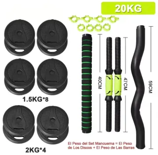 Mancuernas Ajustables hasta 30kg