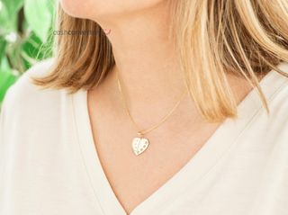 cadena oro 18k con piedra con circonita 23cm