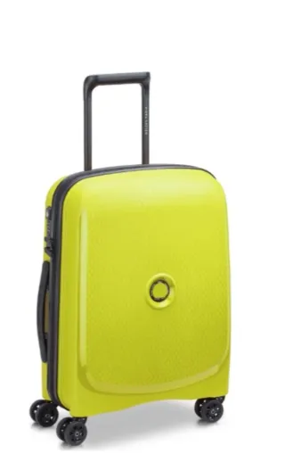 Maleta Cabina Delsey Belmont Slim 55cm Amarilla