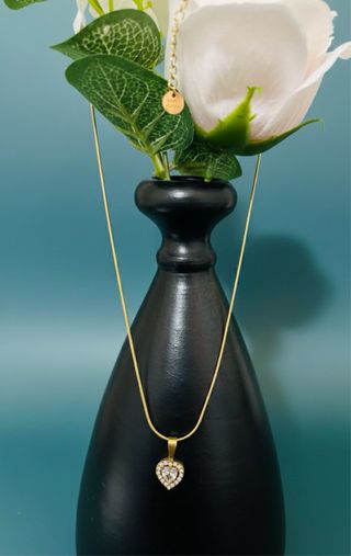 Collar Corazón Acero Inoxidable