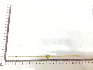 pulsera oro 18k con piedra con circonita