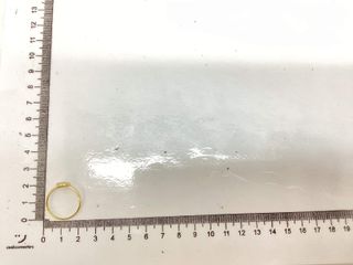 anillo oro 18k con piedra con circonita