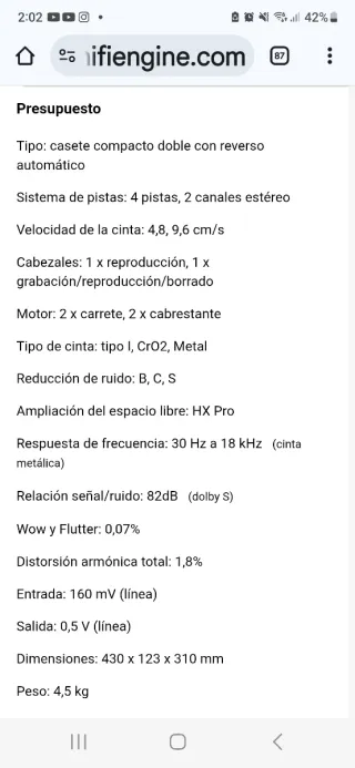 Sony tc-wr635s dolby S alta gama pletina deck