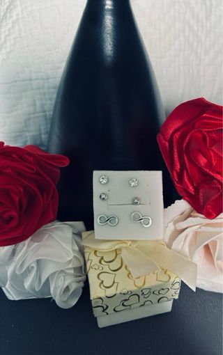 Juego de pendientes acero inoxidable