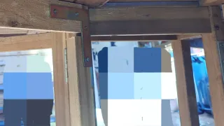 Mesa plegable de madera