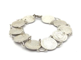 pulsera plata 925mm con piedra con circonita