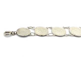 pulsera plata 925mm con piedra con circonita