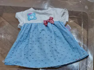 Ropa Nenuco Vestido Azul Oso