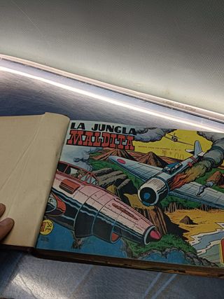 tebeo apaisado cómic, COLECCIÓN COMANDOS, 53 NÚMEROS, ENCUADERNADOS ORIGINAL. EDIT.VALENCIANA 1954