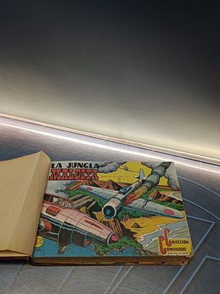 tebeo apaisado cómic, COLECCIÓN COMANDOS, 53 NÚMEROS, ENCUADERNADOS ORIGINAL. EDIT.VALENCIANA 1954