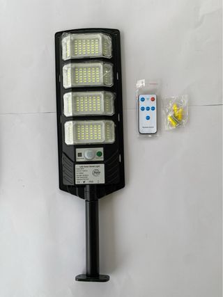 Pack 2 Farolas Solares LED con sensor de momovimie
