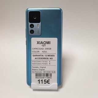 Xiaomi 12T 256GB 86023206118665 Azul