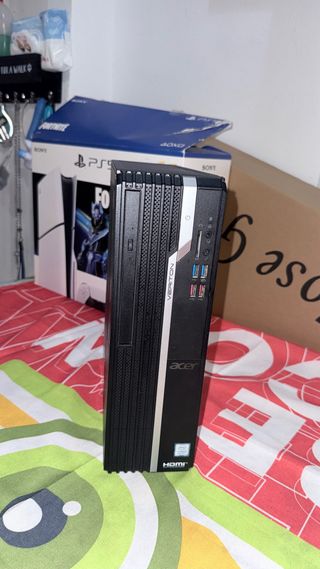 Torre PC Acer Veriton Negra/Plateada