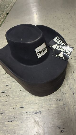 Gorros Vaqueros Plástico imitan terciopelo Negro