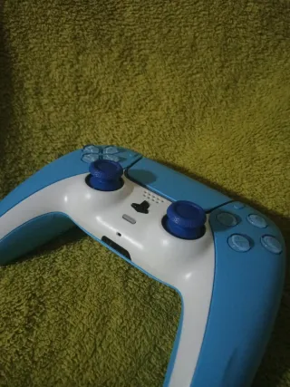 Mando PS5 Azul y Blanco