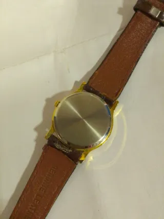 Orologio vintage Sereni oro e marrone