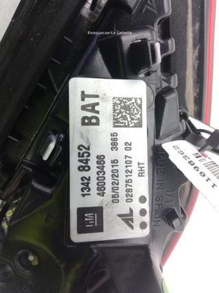 Opel 22201560 piloto trasero 13428451 corsa e x15