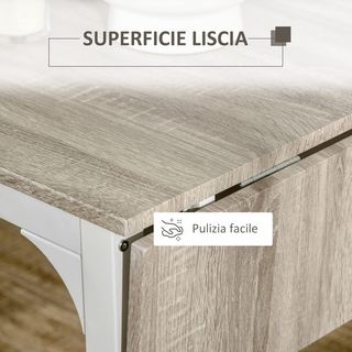Conjunto de Mesa de Comedor para 2 Personas, Mesa Plegable de Madera y Metal con 2 Sillas de Comedor para Cocina y Salón, Madera Natural