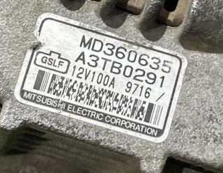 Mitsubishi 102336 alternador a3tb0291 montero 1.8