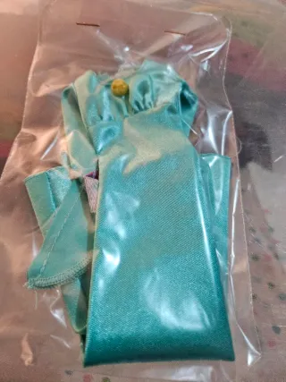 Vestido Barbie Turquesa con fajín