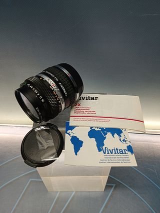 Objetivo olympus 50 mm. + tele converter Tamron-f-buen estado