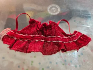 Ropa Barbie top Rojo Brillo