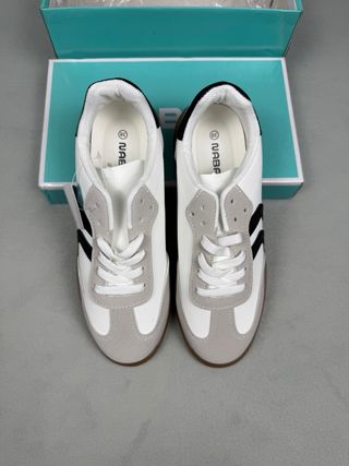 Sneakers Naban bianche e grigie - Taglia 38