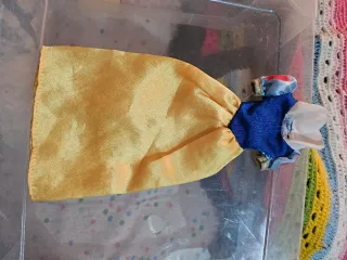 Ropa Barbie Vestido Amarillo y Azul