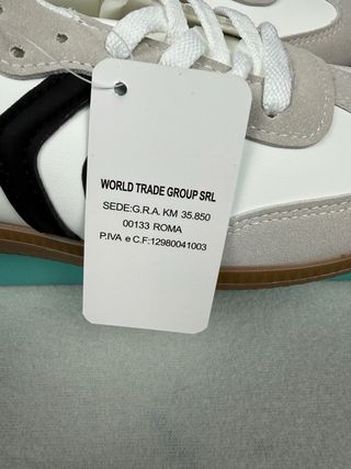 Sneakers Naban bianche e grigie - Taglia 39