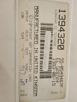 Teclado IBM Model M 1394320 (1985)