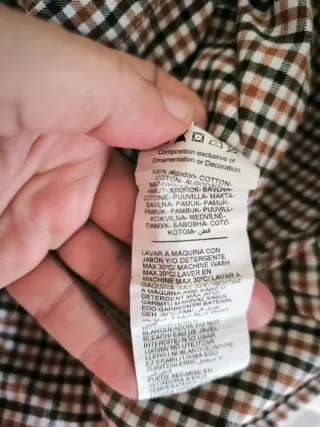 Camisa homem XL xadrez