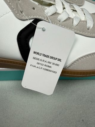 Sneakers Naban bianche e grigie - Taglia 41