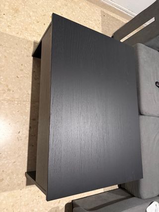 Mueble salón con baúl de madera