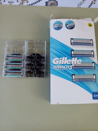 Cuchillas Gillette Mach3 Sport - 6 uds