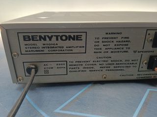 amplificador benytone M2606A buen estado