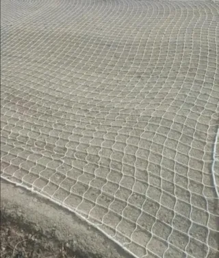 Red de obra seguridad blanca 5x11m nueva